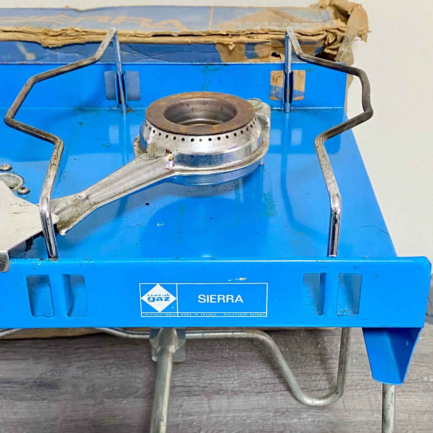 Vintage Campingaz Sierra 2 Burner Camping Stove Portable Gas Cooker & Box