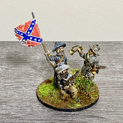 28mm ACW American US Fig Scene Painted Metal Miniatures Wild West Wargames #11