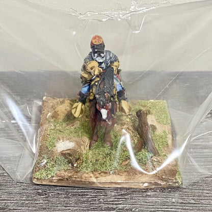 28mm ACW US Mounted Figure Scene Painted Metal Miniatures Wild West Wargames #1