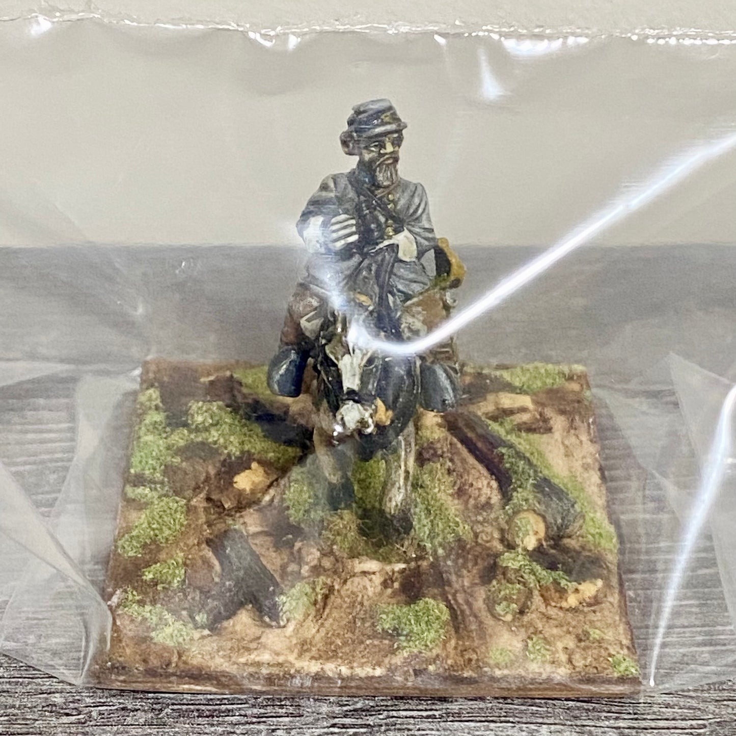 28mm ACW US Mounted Figure Scene Painted Metal Miniatures Wild West Wargames #2