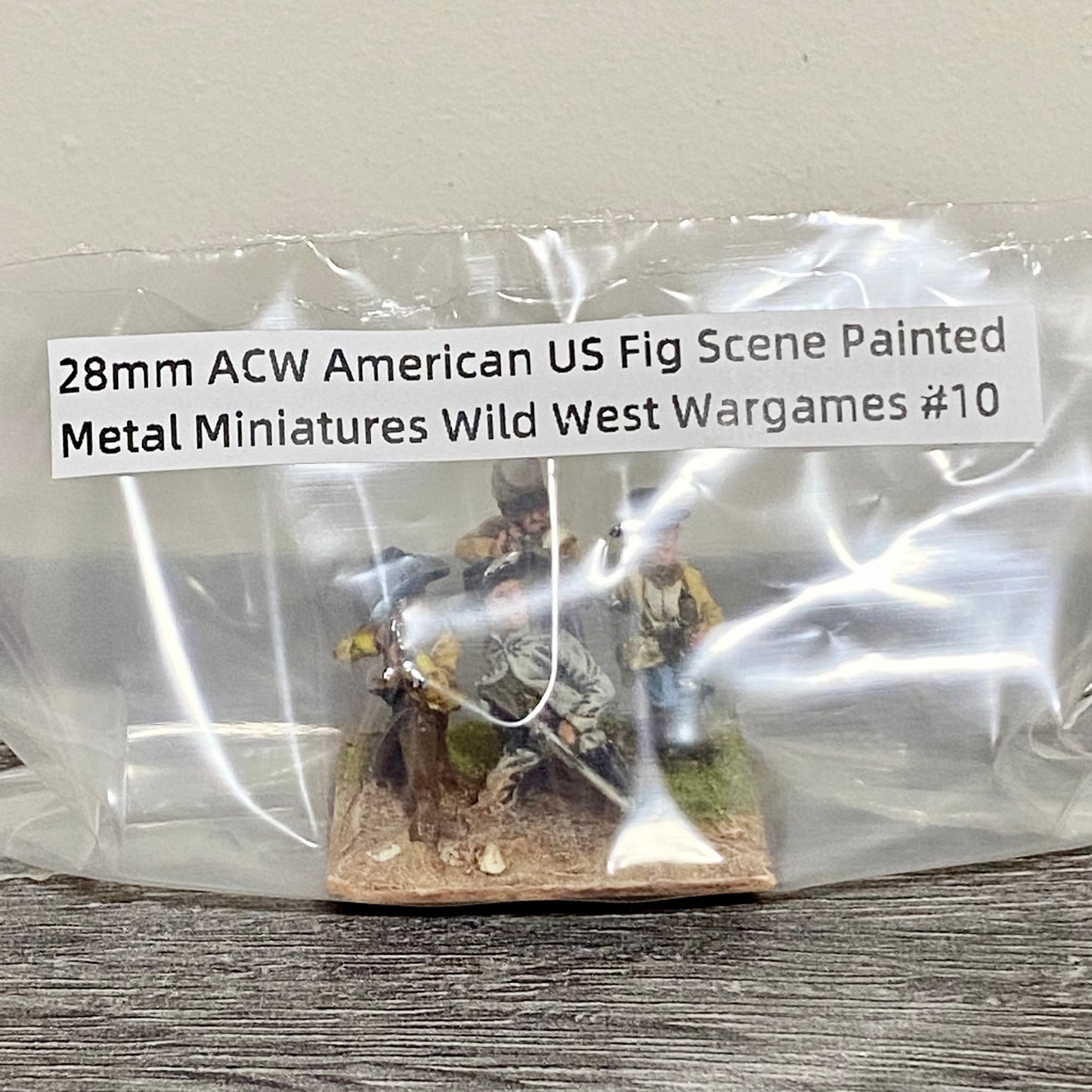 28mm ACW American US Fig Scene Painted Metal Miniatures Wild West Wargames #10
