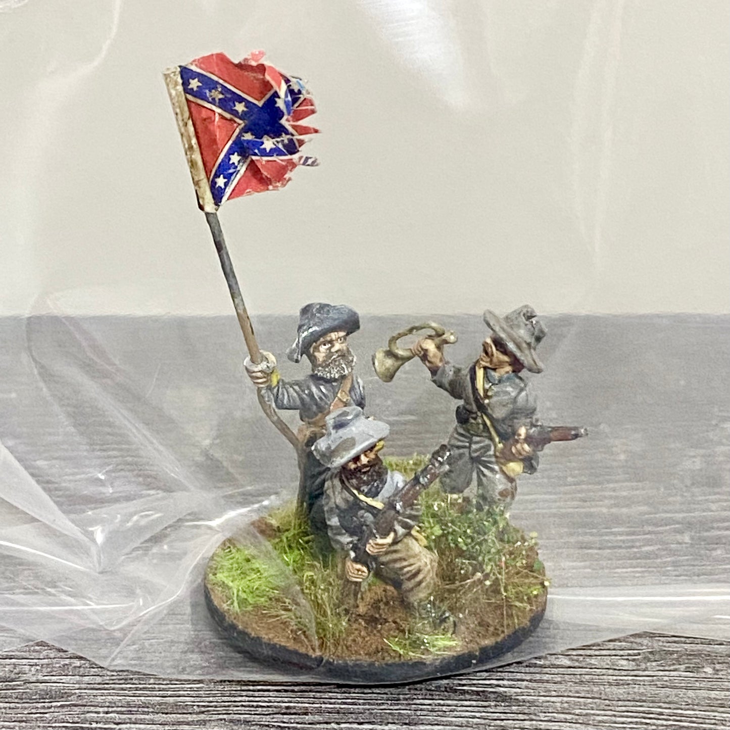 28mm ACW American US Fig Scene Painted Metal Miniatures Wild West Wargames #11