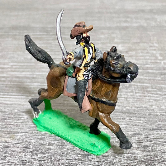 28mm ACW US Mounted 1x Figure Painted Metal Miniatures Wild West Wargames #4