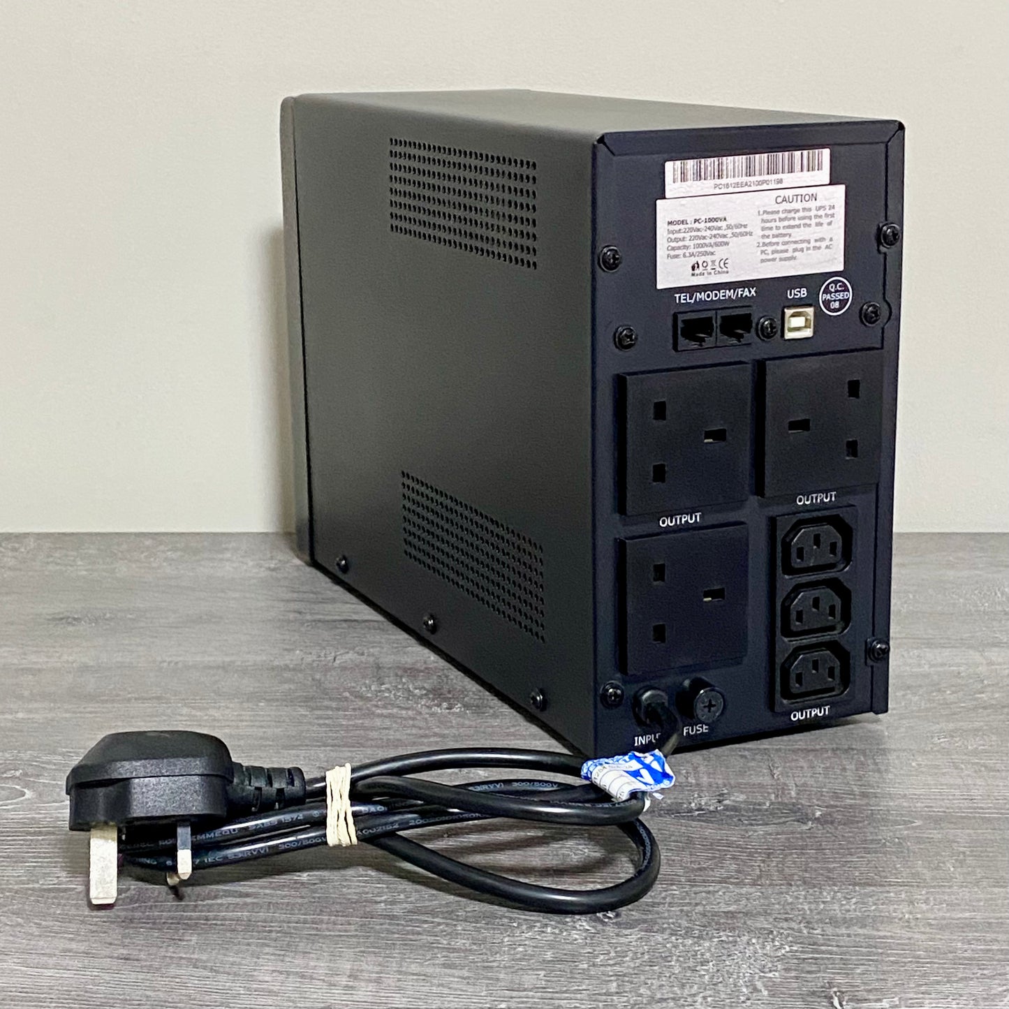 Powercool Uninterruptible Power Supply PC-1000VA Non Working Spares & Repairs