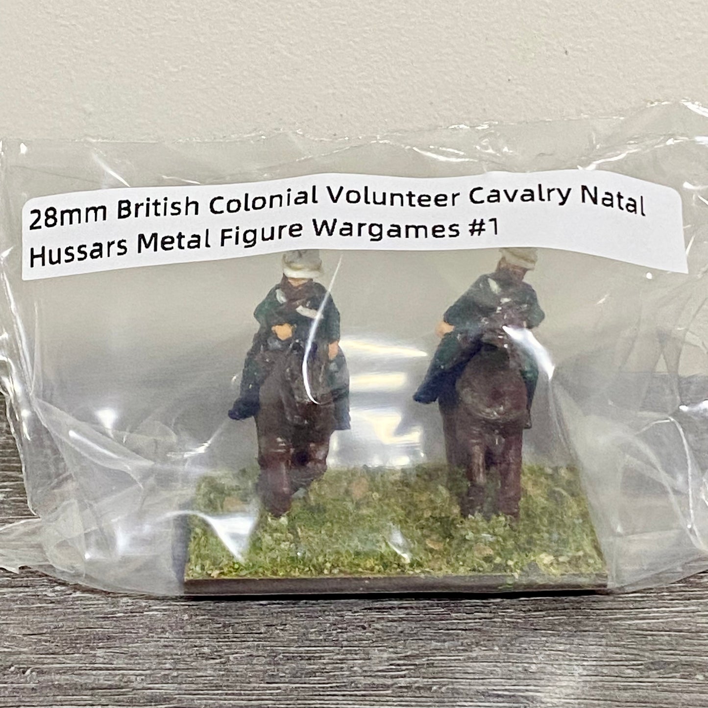 28mm British Colonial Volunteer Cavalry Natal Hussars Metal Figure Wargames #1