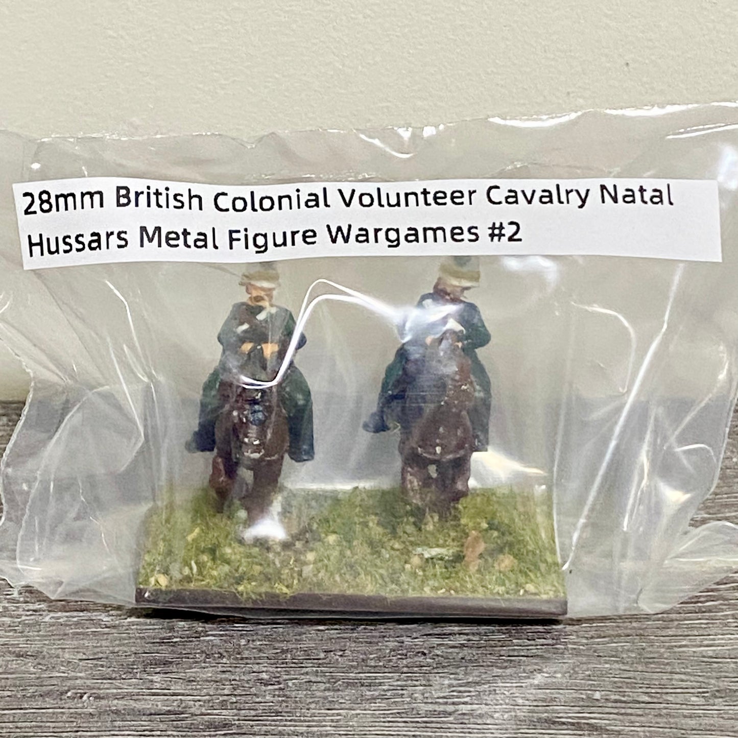 28mm British Colonial Volunteer Cavalry Natal Hussars Metal Figure Wargames #2