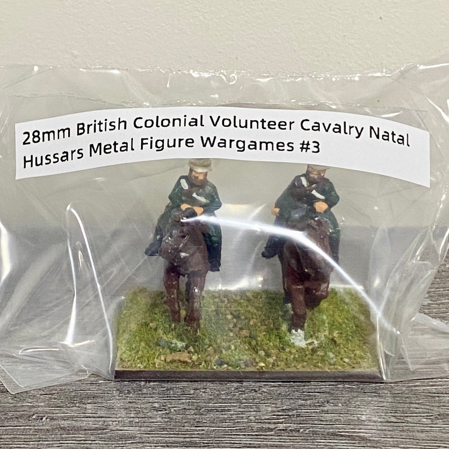 28mm British Colonial Volunteer Cavalry Natal Hussars Metal Figure Wargames #3