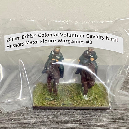 28mm British Colonial Volunteer Cavalry Natal Hussars Metal Figure Wargames #3
