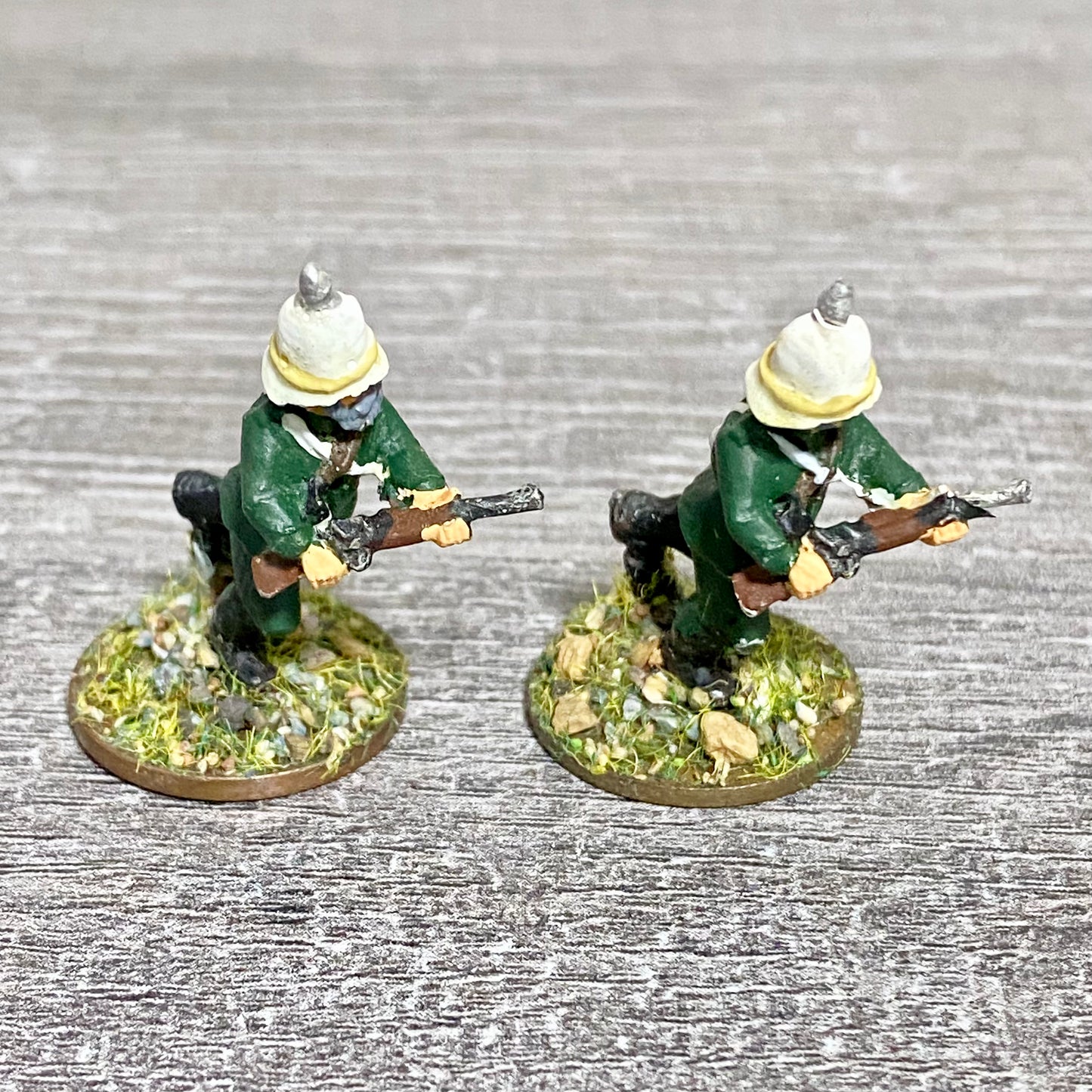 2x 28mm British Colonial Volunteer Natal Hussars Metal Figures Zulu Wargames #4