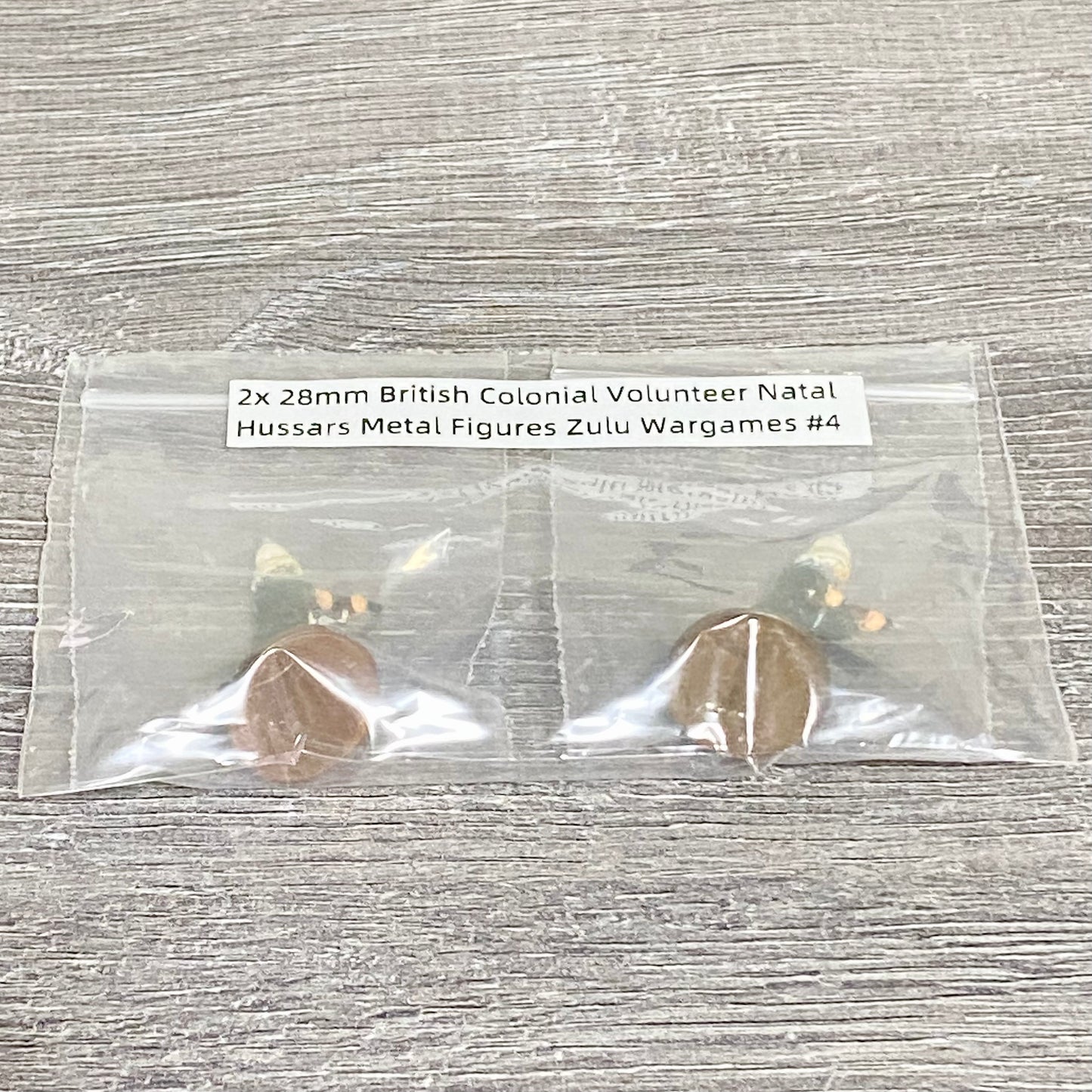 2x 28mm British Colonial Volunteer Natal Hussars Metal Figures Zulu Wargames #4