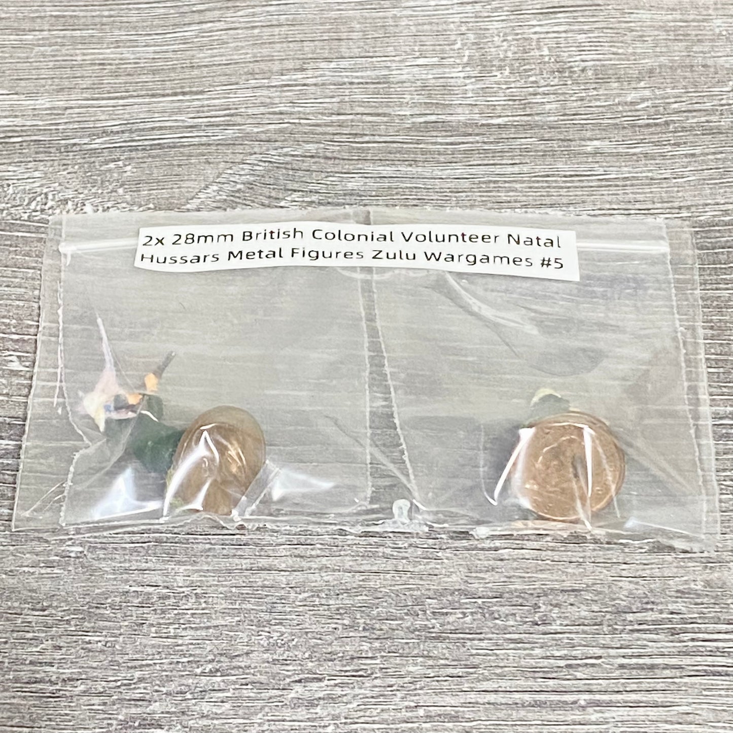 2x 28mm British Colonial Volunteer Natal Hussars Metal Figures Zulu Wargames #5