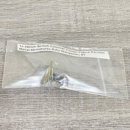 1x 28mm British Colonial Troops Figure Painted Metal Miniatures Zulu Wargames #7