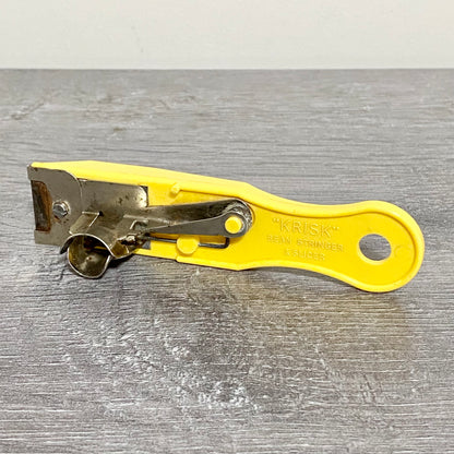 Vintage The Krisk Bean Stringer & Slicer Yellow Kitchen Tool Made In Australia