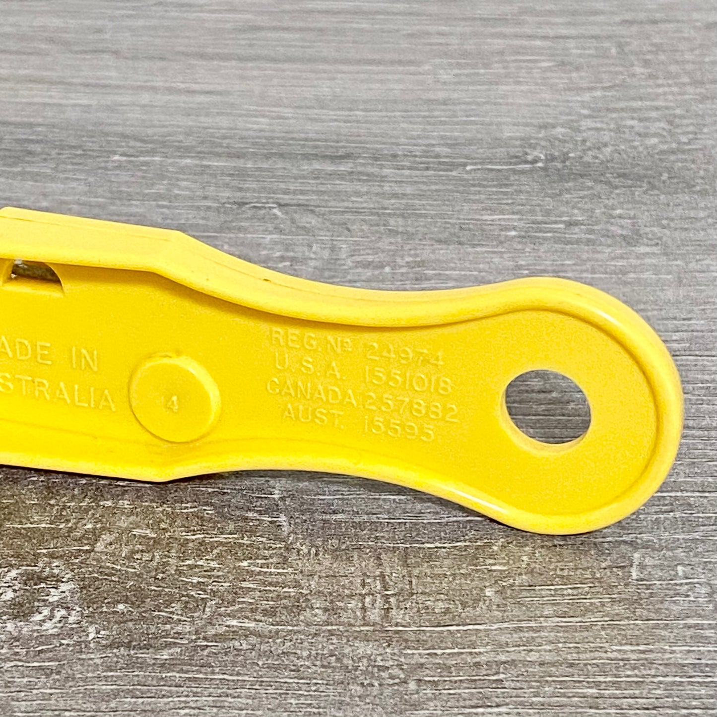 Vintage The Krisk Bean Stringer & Slicer Yellow Kitchen Tool Made In Australia
