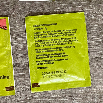 2x McDonald’s Grinch Salt & Shake McShaker Fries Bag Gherkin Flavoured Seasoning