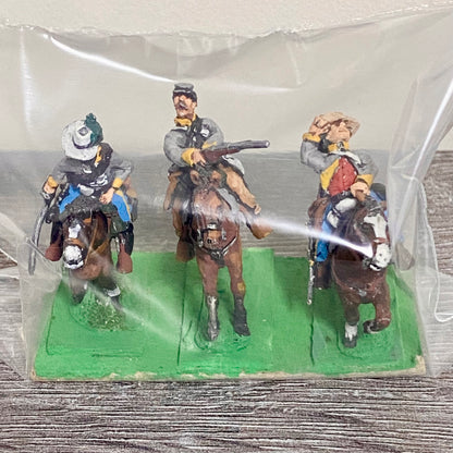 28mm US Union Cavalry Figures Painted Metal Miniatures Indian Wars Wargames #1