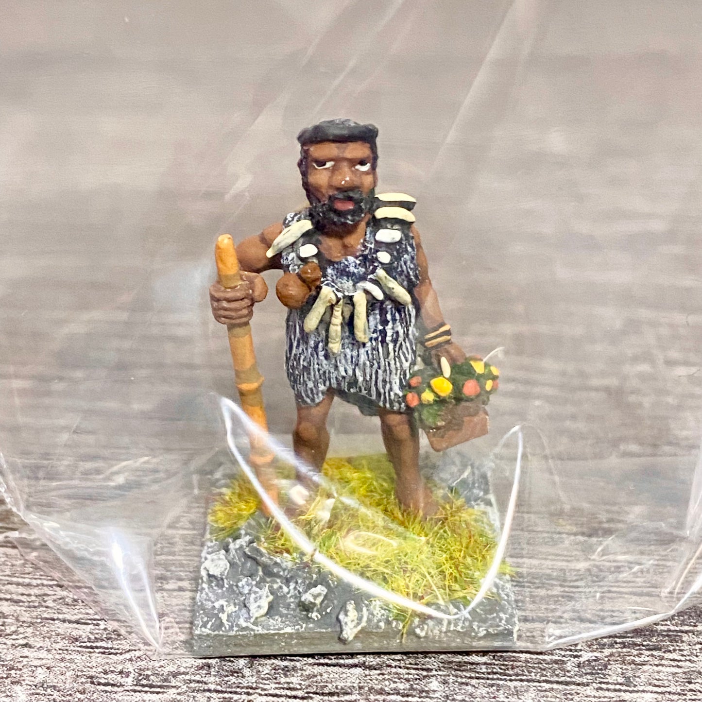 1x 28mm Colonial Villagers Figure Fig Painted Metal Miniatures Zulu Wargames #1