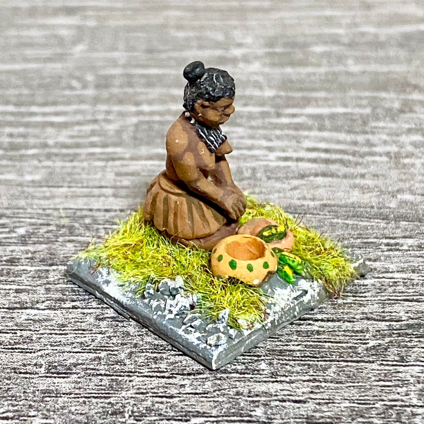 1x 28mm Colonial Villagers Figure Fig Painted Metal Miniatures Zulu Wargames #2