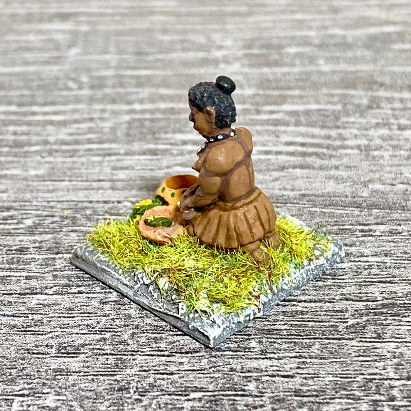 1x 28mm Colonial Villagers Figure Fig Painted Metal Miniatures Zulu Wargames #2