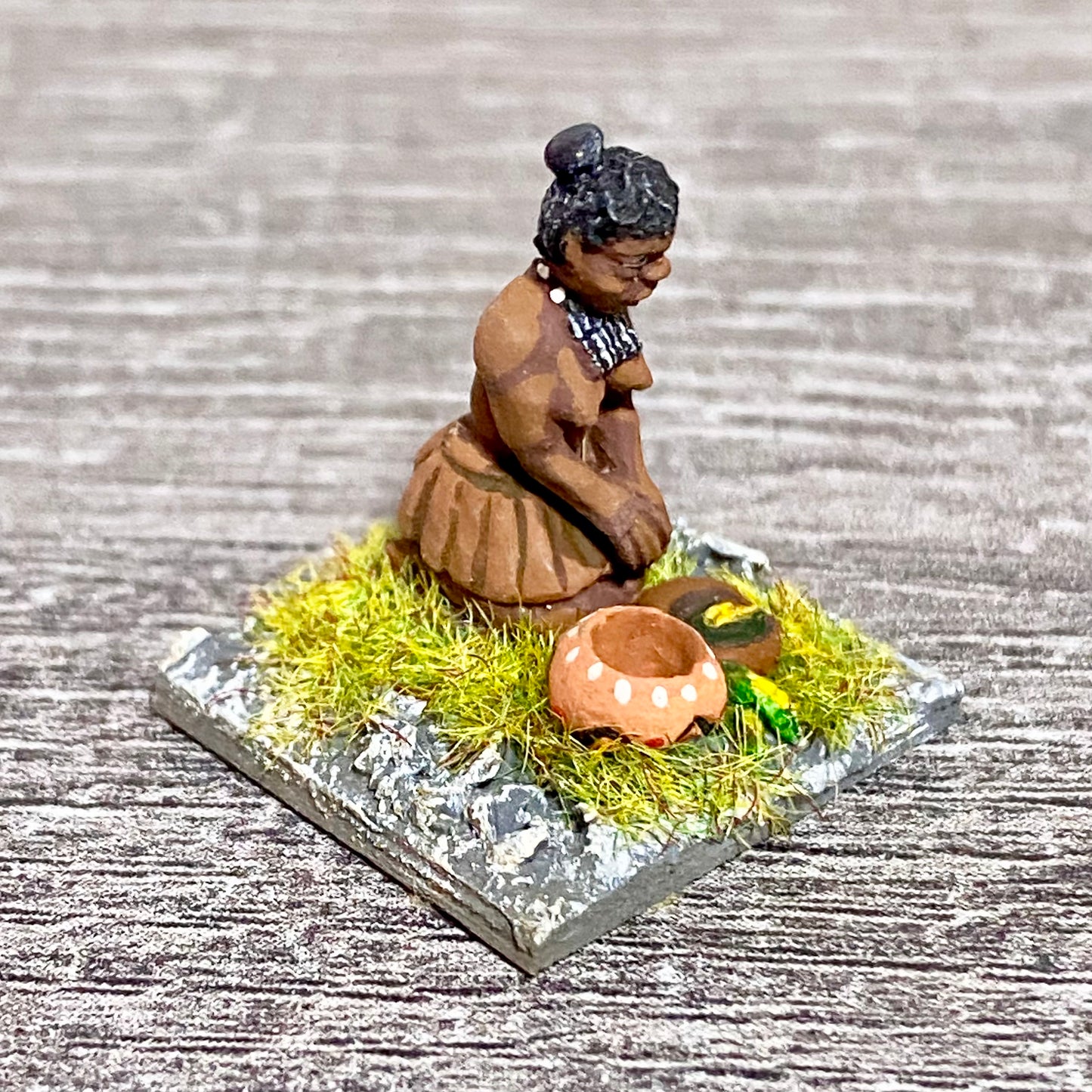 1x 28mm Colonial Villagers Figure Fig Painted Metal Miniatures Zulu Wargames #4