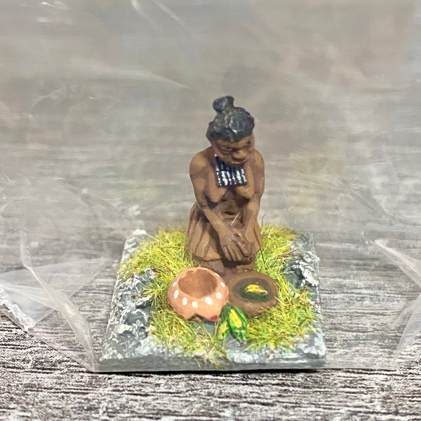 1x 28mm Colonial Villagers Figure Fig Painted Metal Miniatures Zulu Wargames #4