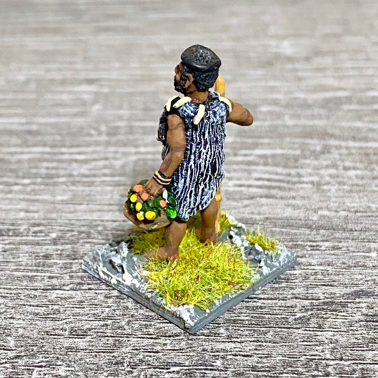 1x 28mm Colonial Villagers Figure Fig Painted Metal Miniatures Zulu Wargames #6