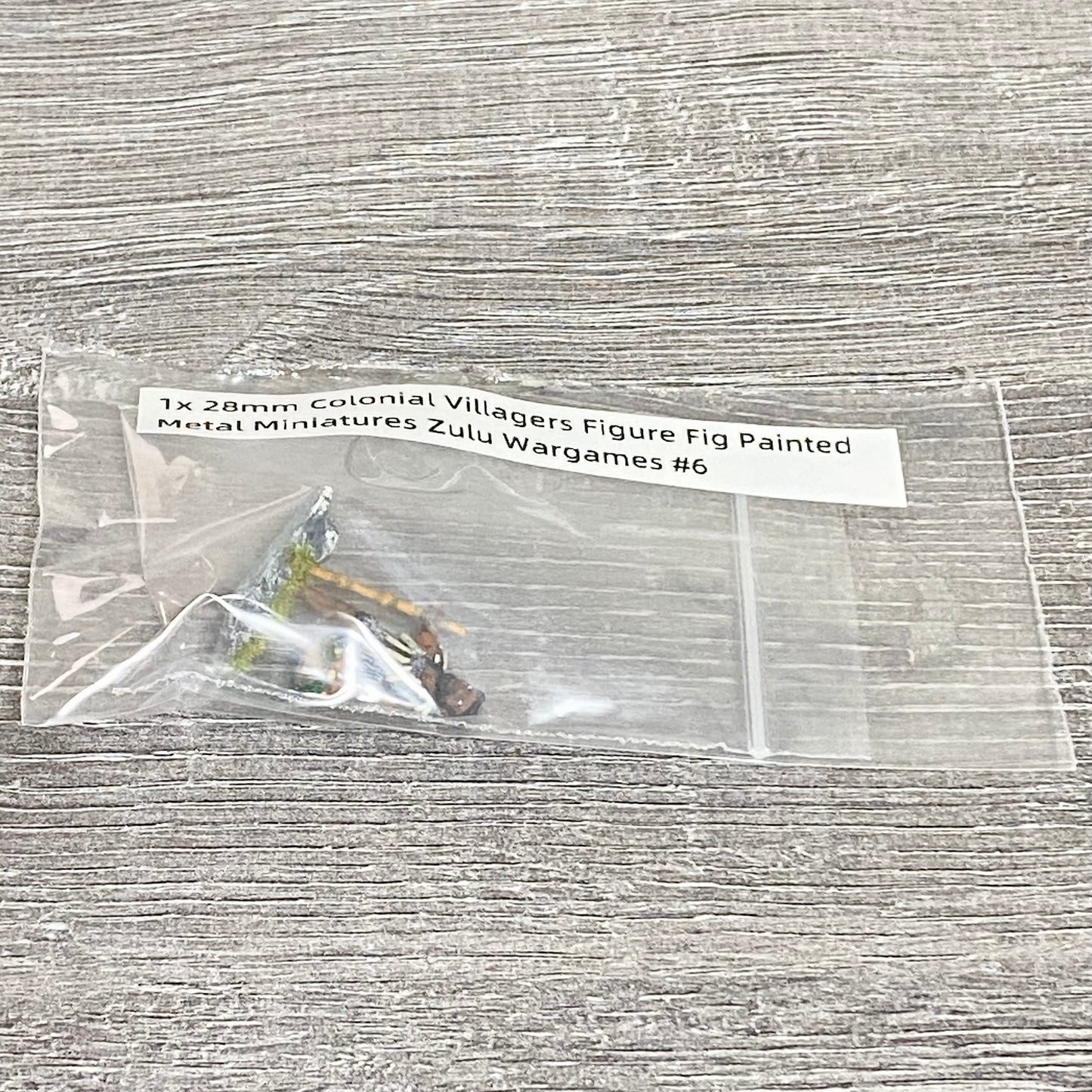 1x 28mm Colonial Villagers Figure Fig Painted Metal Miniatures Zulu Wargames #6