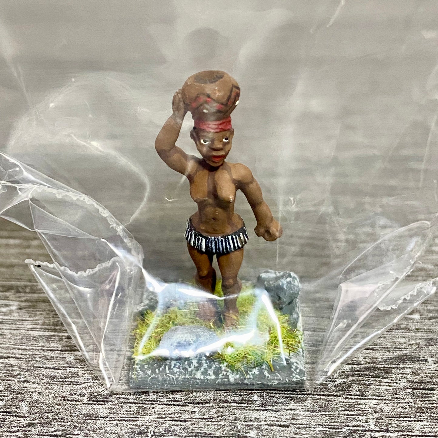 1x 28mm Colonial Villagers Figure Fig Painted Metal Miniatures Zulu Wargames #7