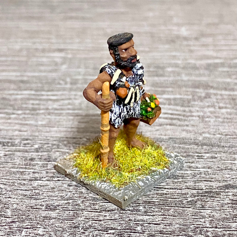 1x 28mm Colonial Villagers Figure Fig Painted Metal Miniatures Zulu Wargames #8
