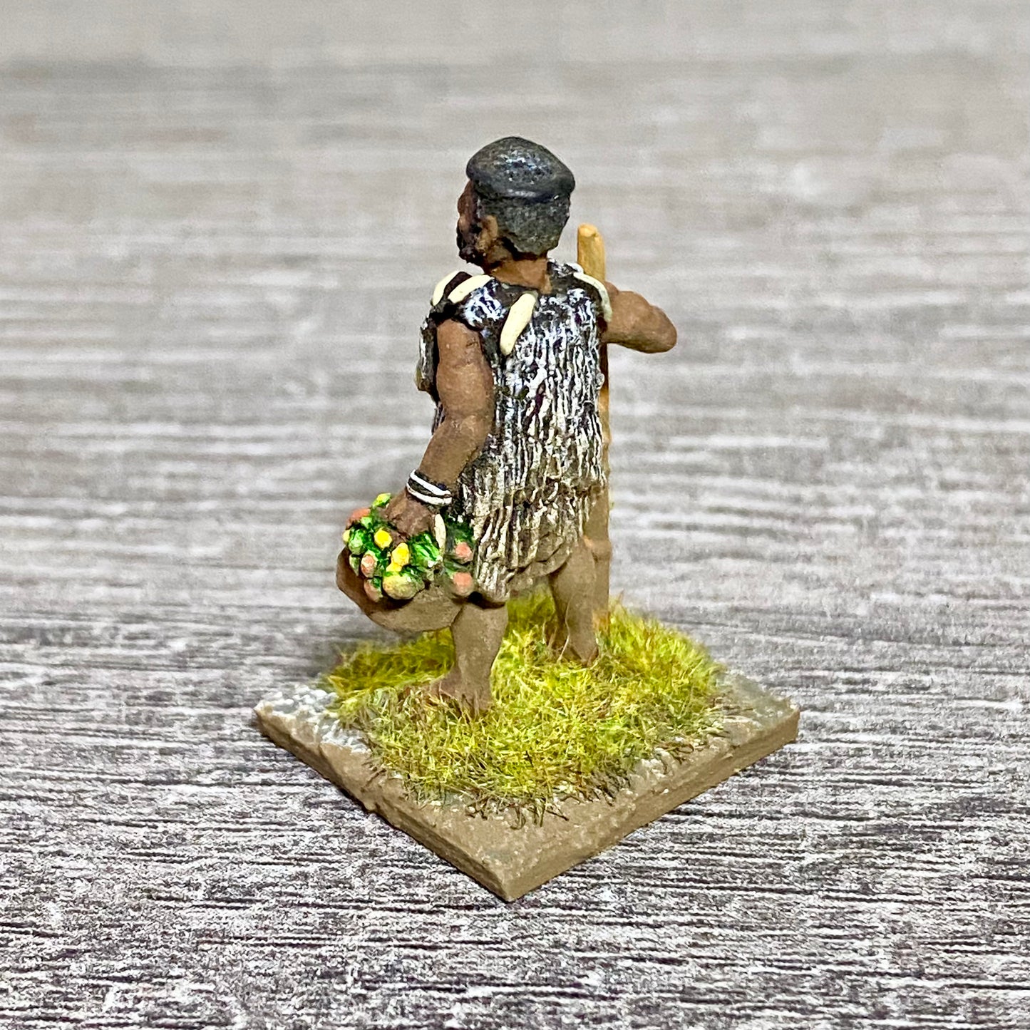 1x 28mm Colonial Villagers Figure Fig Painted Metal Miniatures Zulu Wargames #8