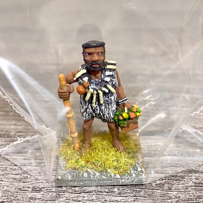 1x 28mm Colonial Villagers Figure Fig Painted Metal Miniatures Zulu Wargames #8