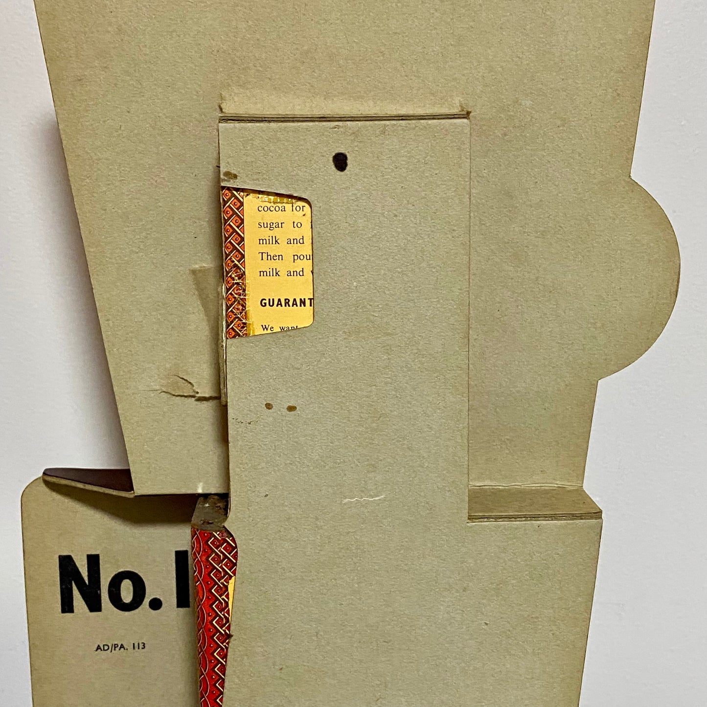 Antique Vintage Rowntrees Cocoa One Display Stack Chocolate Stand Boxed Rare