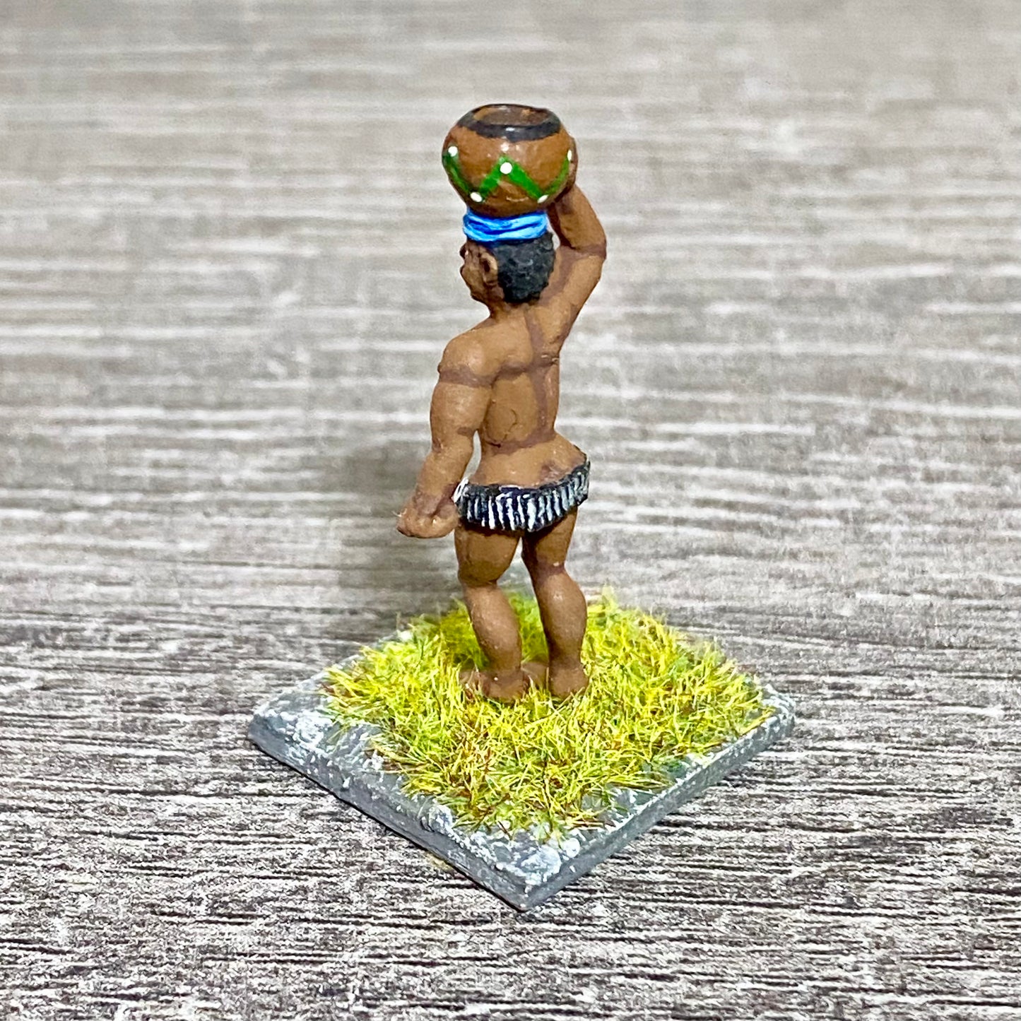1x 28mm Colonial Villagers Figure Fig Painted Metal Miniatures Zulu Wargames #11