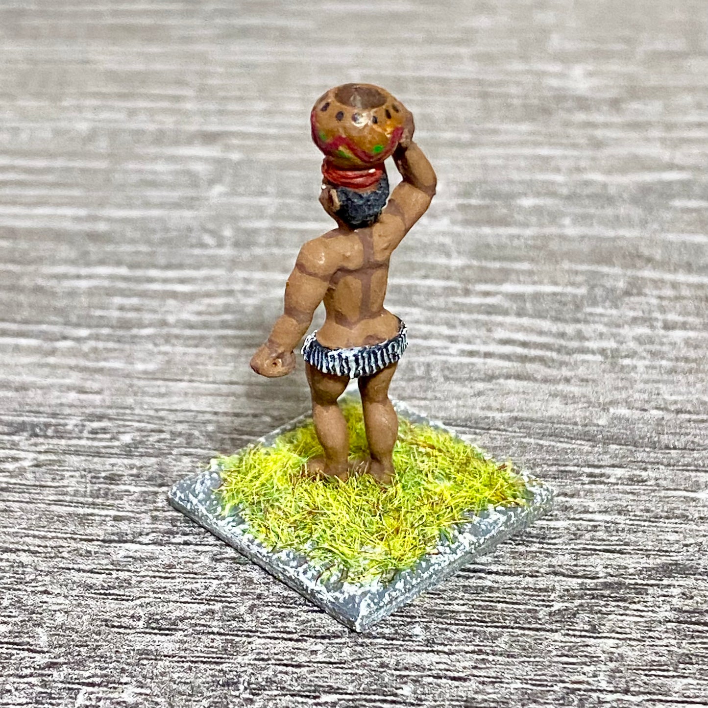1x 28mm Colonial Villagers Figure Fig Painted Metal Miniatures Zulu Wargames #12