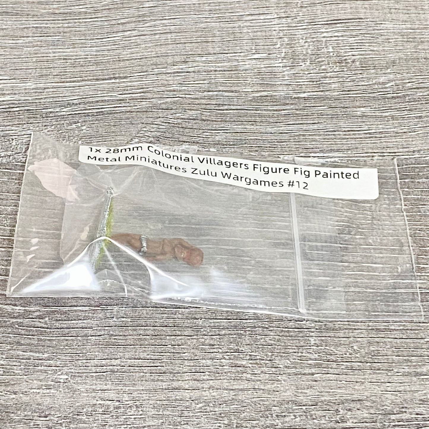 1x 28mm Colonial Villagers Figure Fig Painted Metal Miniatures Zulu Wargames #12