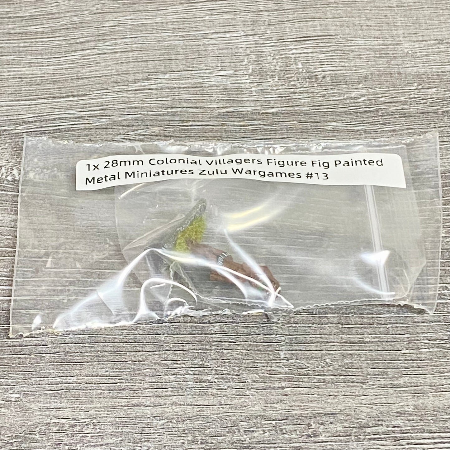 1x 28mm Colonial Villagers Figure Fig Painted Metal Miniatures Zulu Wargames #13