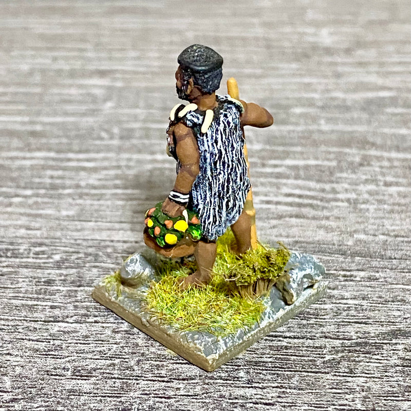 1x 28mm Colonial Villagers Figure Fig Painted Metal Miniatures Zulu Wargames #14
