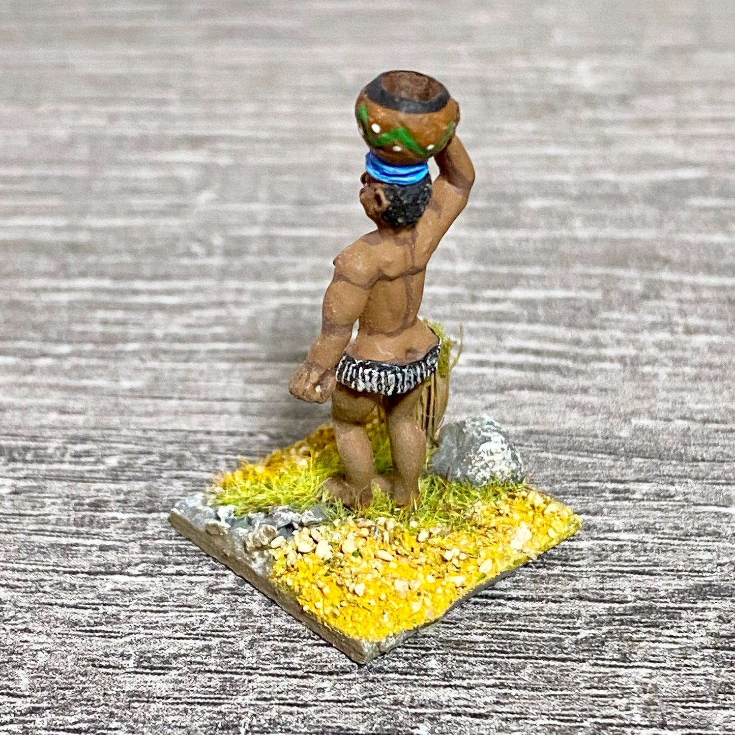 1x 28mm Colonial Villagers Figure Fig Painted Metal Miniatures Zulu Wargames #15