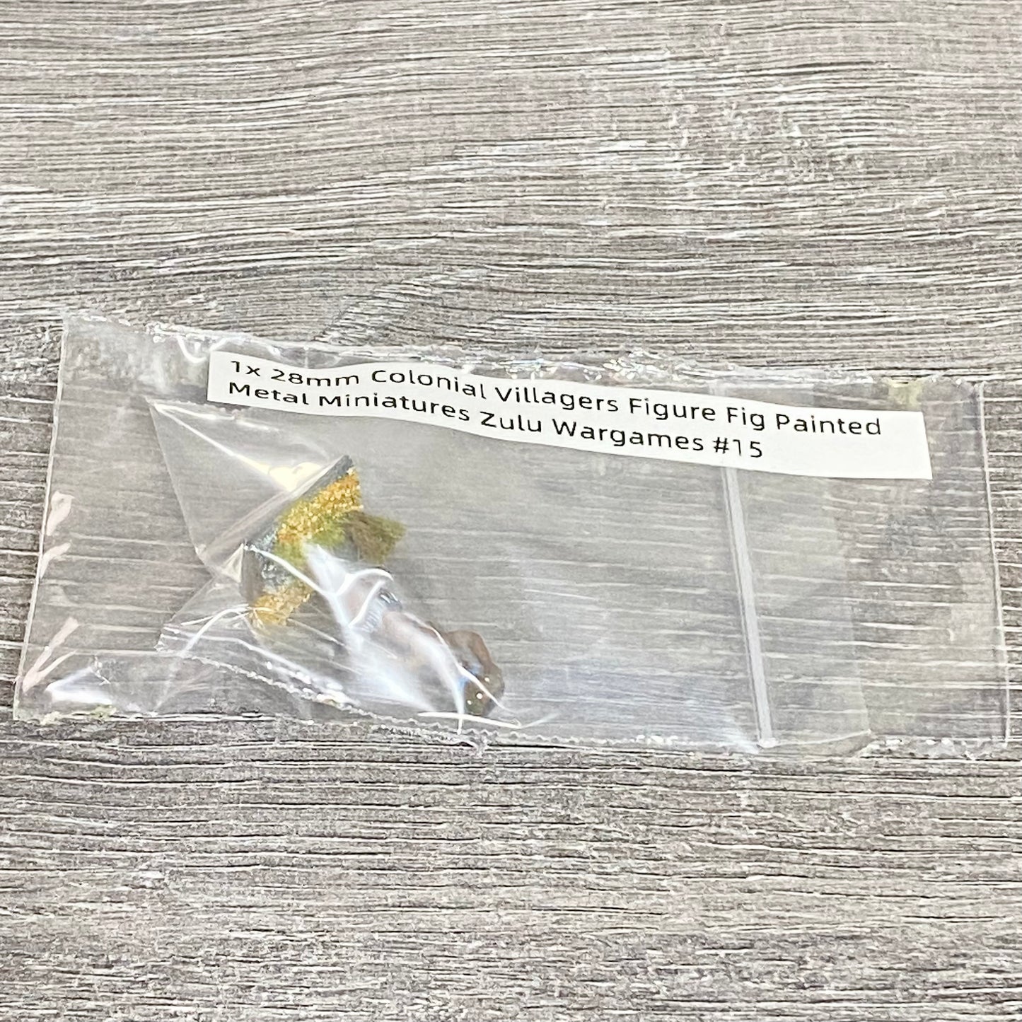 1x 28mm Colonial Villagers Figure Fig Painted Metal Miniatures Zulu Wargames #15