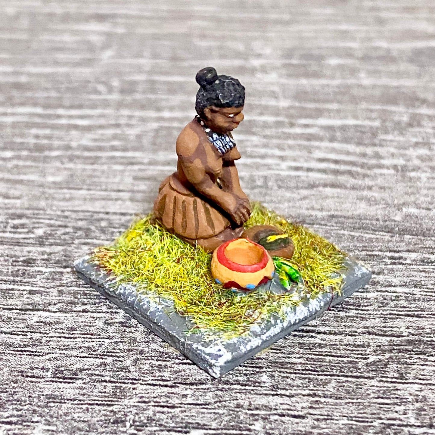 1x 28mm Colonial Villagers Figure Fig Painted Metal Miniatures Zulu Wargames #16