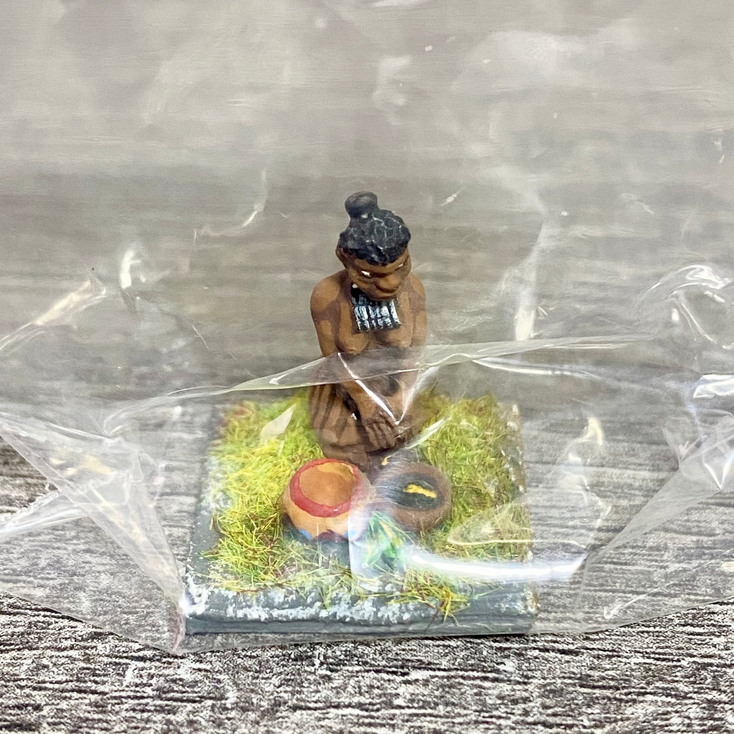 1x 28mm Colonial Villagers Figure Fig Painted Metal Miniatures Zulu Wargames #16