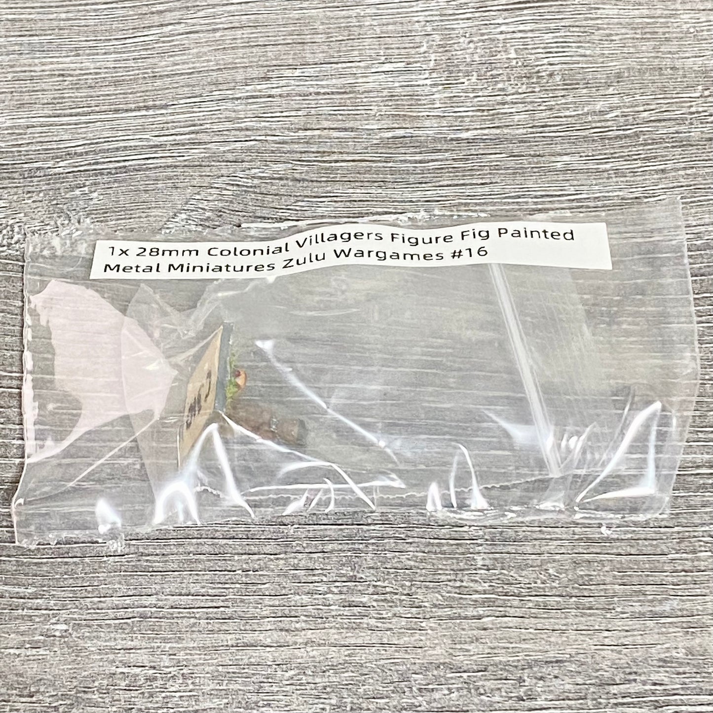 1x 28mm Colonial Villagers Figure Fig Painted Metal Miniatures Zulu Wargames #16