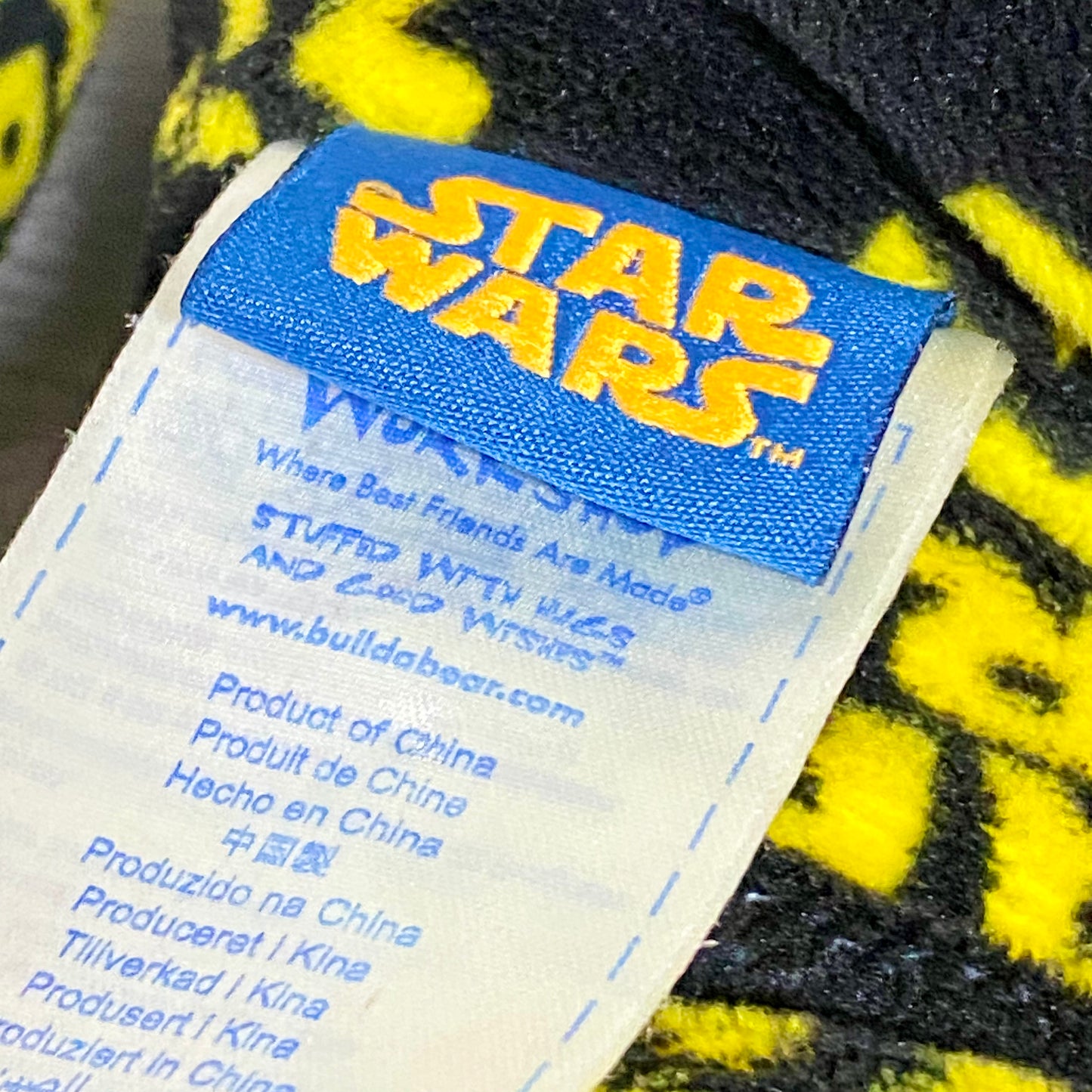 Stars Wars Build-A-Bear Workshop Soft Plush Teddy Bear Collectible Stuffed Toy