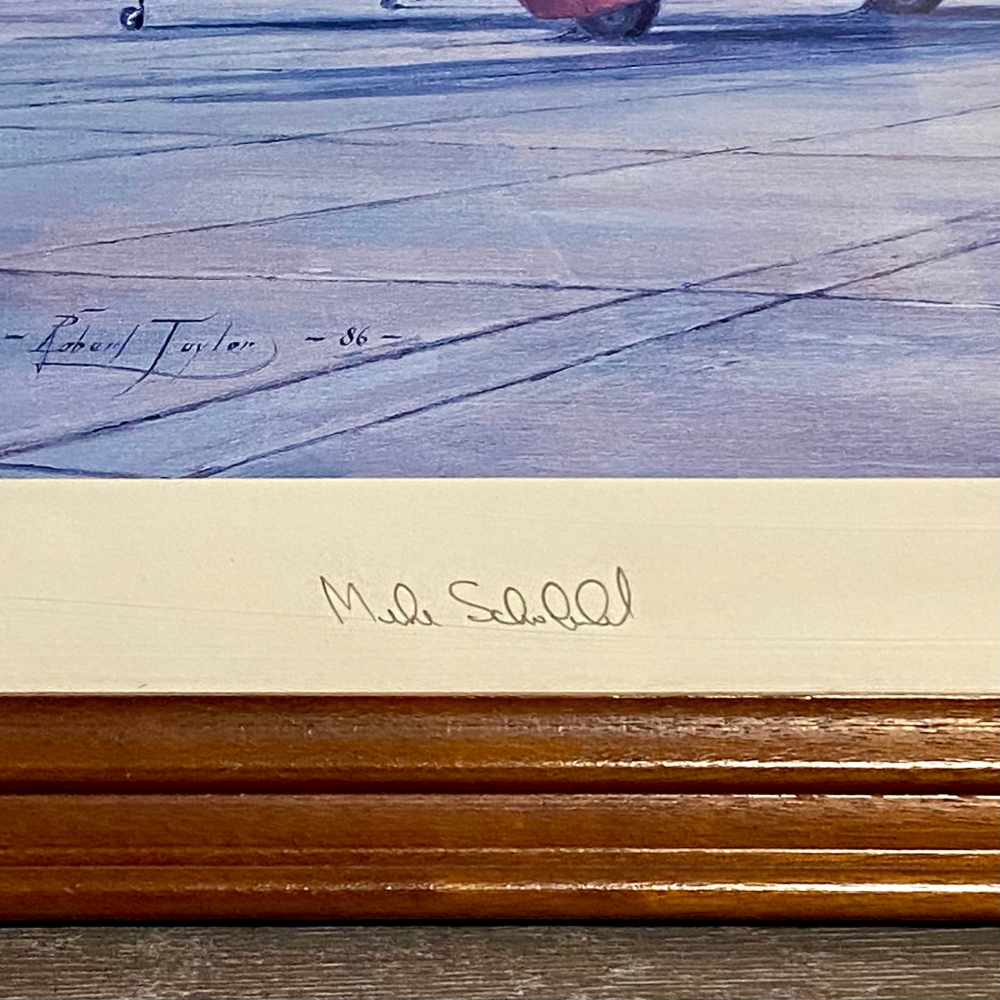 Vintage The Queen’s Flight By Robert Taylor Signed Pilots Framed WW2 Print Rare