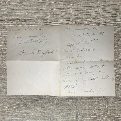 1925 Cover & Solicitor Letter Canada To England Early Handling Postmark 4 Cents