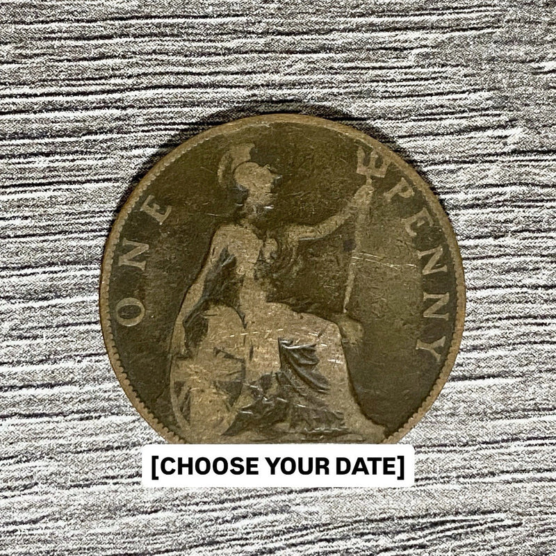 Queen Victoria Britannia One Penny Coin 1862 To 1967 - Choose Your Date