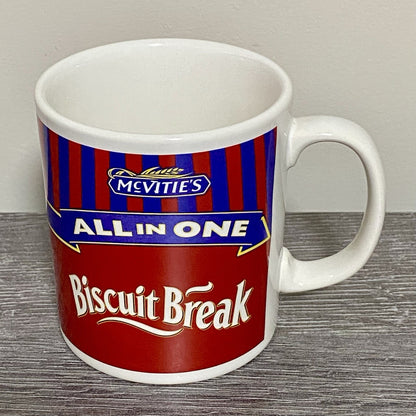 Vintage Mcvities All In One Biscuit Break Coffee Mug Tea Cup Made In England New
