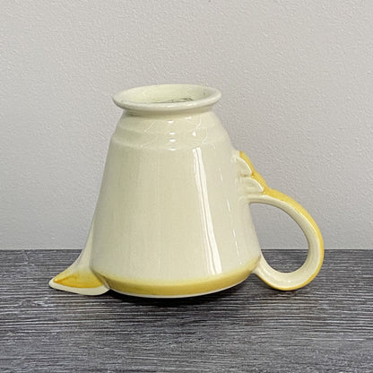 Vintage Newhall England Pottery Jug Fortuna Shape Art Deco Floral Hand Painted