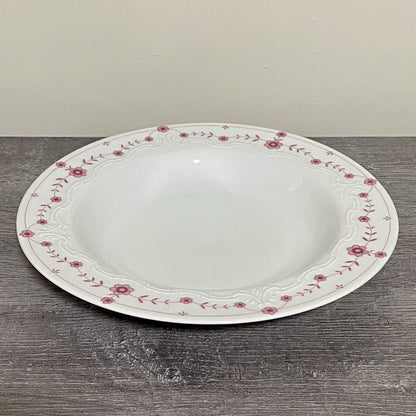 Scherzer Bavaria Art Deco Floral Round 9” Bowls Flower Dishes Set Of 5 Germany