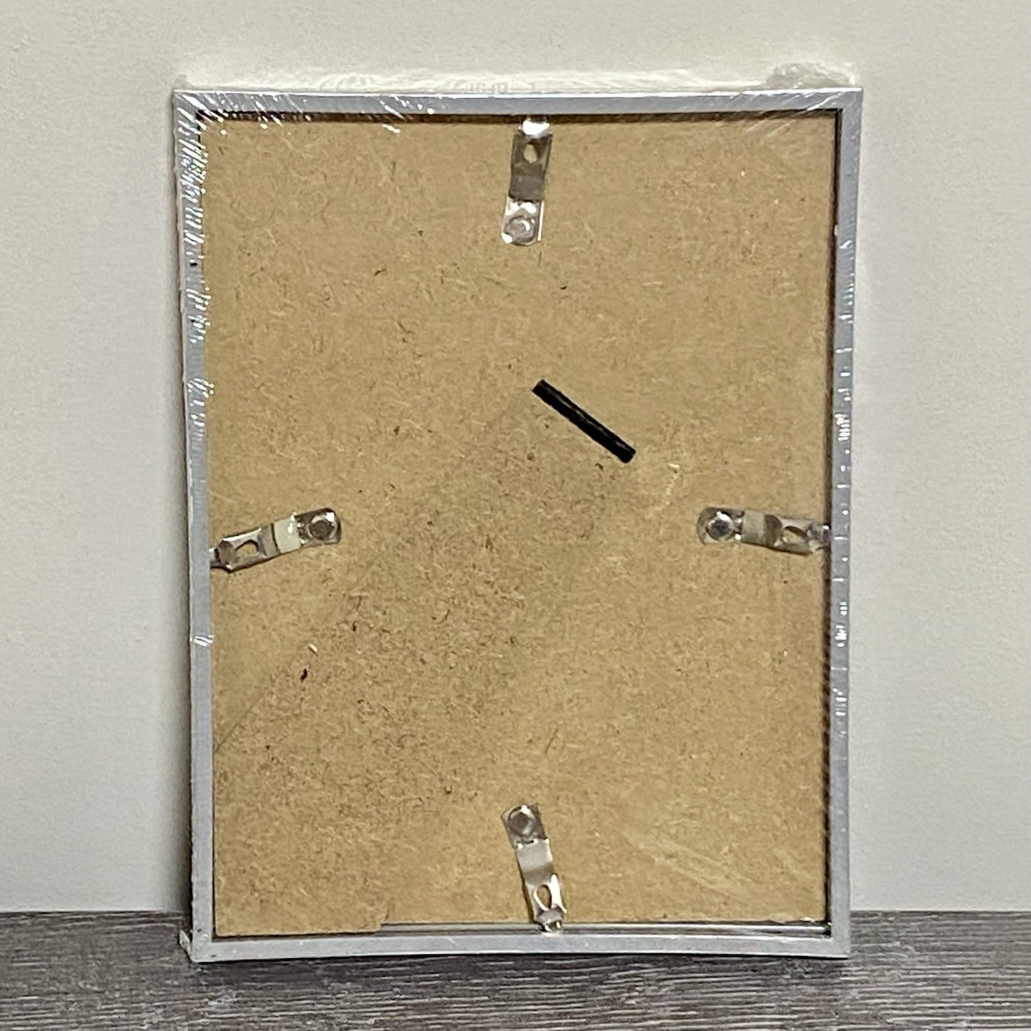 Silver Picture Photo Frame Landscape/Portrait Glass 8x6 Freestanding Hang Wilko